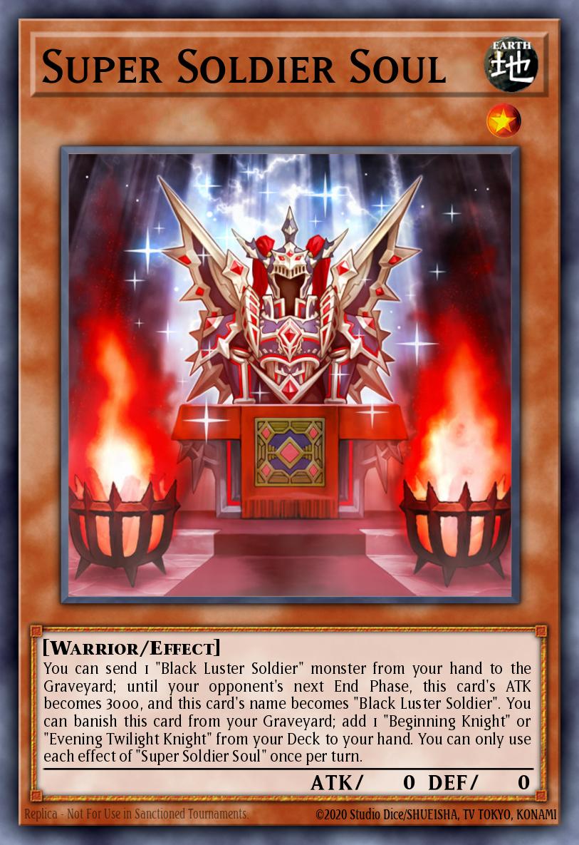 Super Soldier Soul Yu-Gi-Oh card