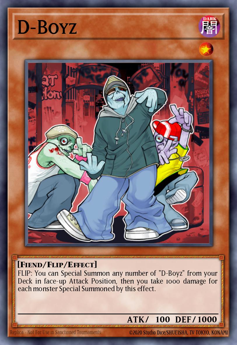 D-Boyz Yu-Gi-Oh card