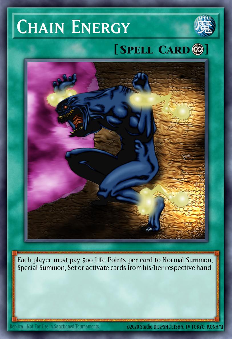 Chain Energy Yu-Gi-Oh card