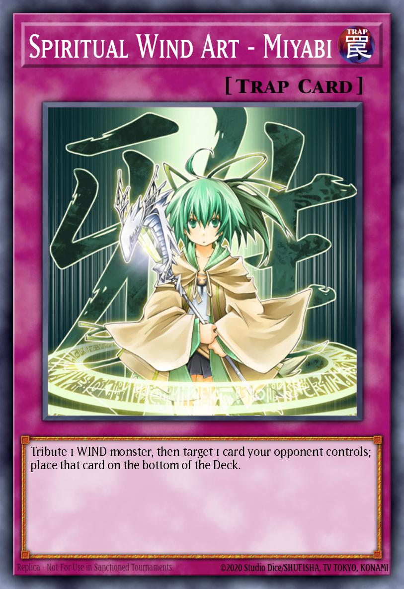 Spiritual Wind Art - Miyabi Yu-Gi-Oh card