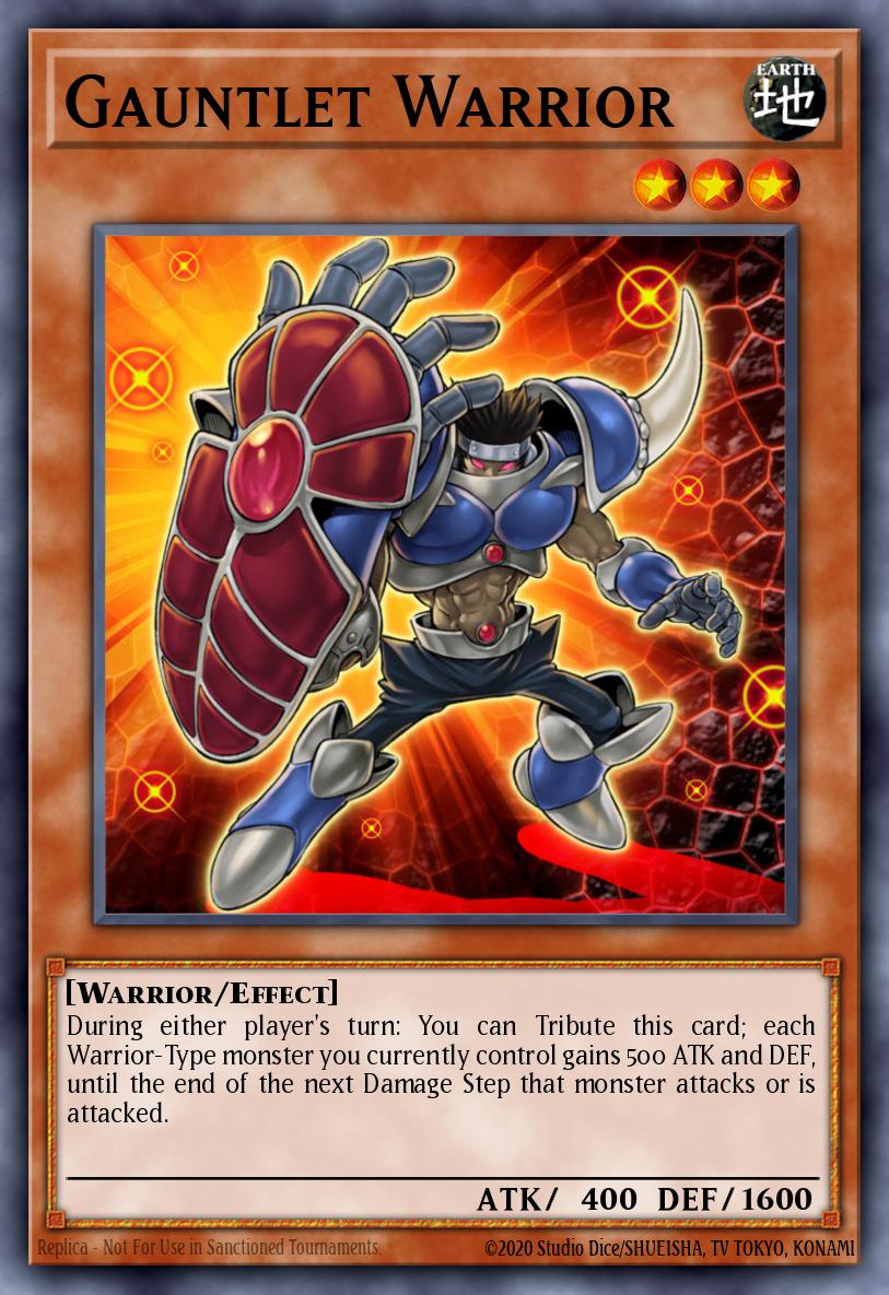 Gauntlet Warrior Yu-Gi-Oh card