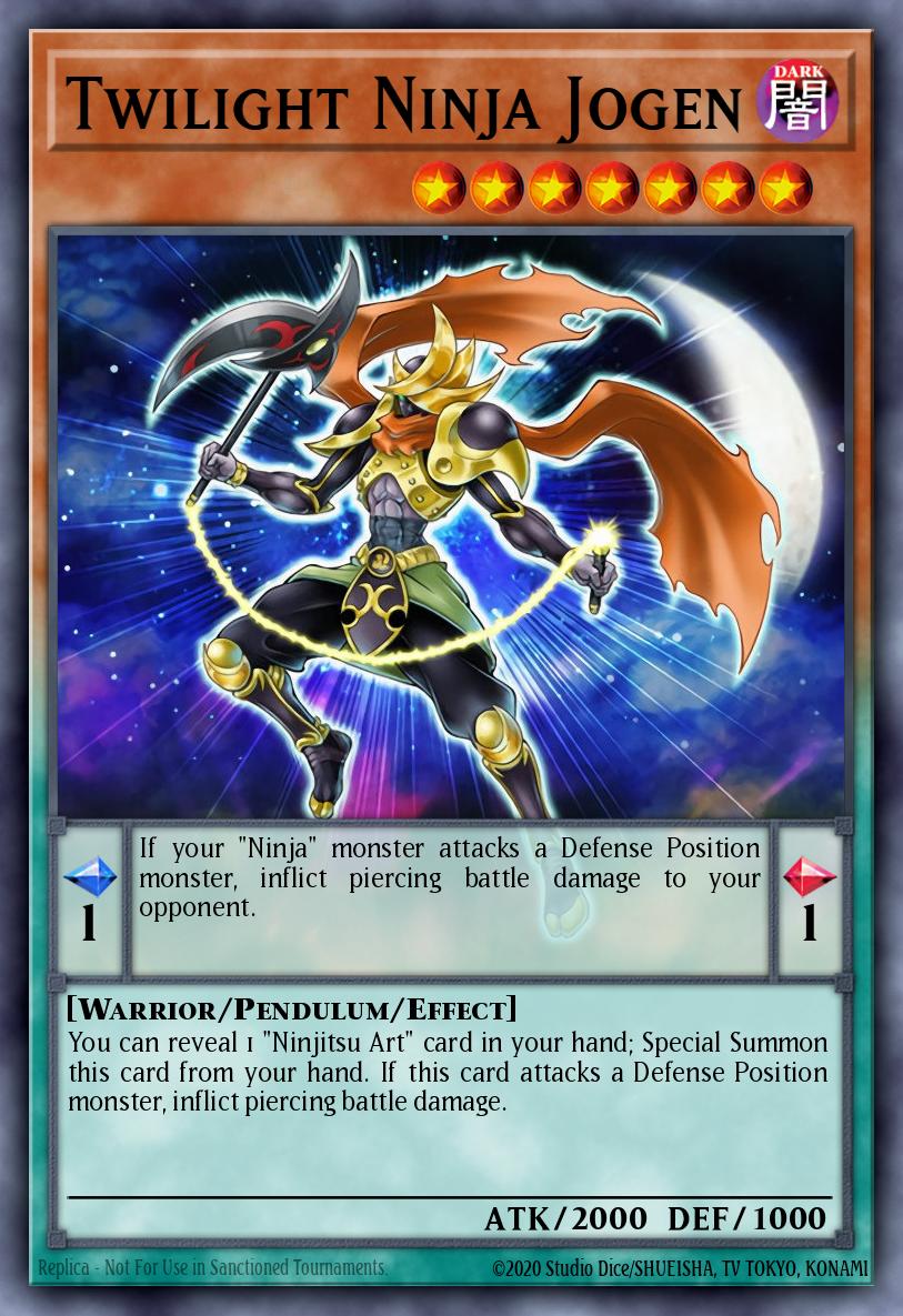 Twilight Ninja Jogen Yu-Gi-Oh card