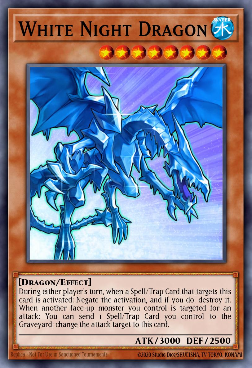 White Night Dragon Yu-Gi-Oh card