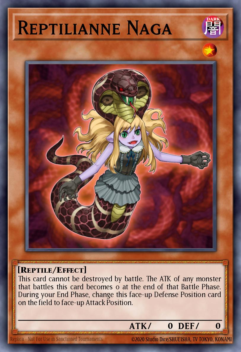 Reptilianne Naga Yu-Gi-Oh card