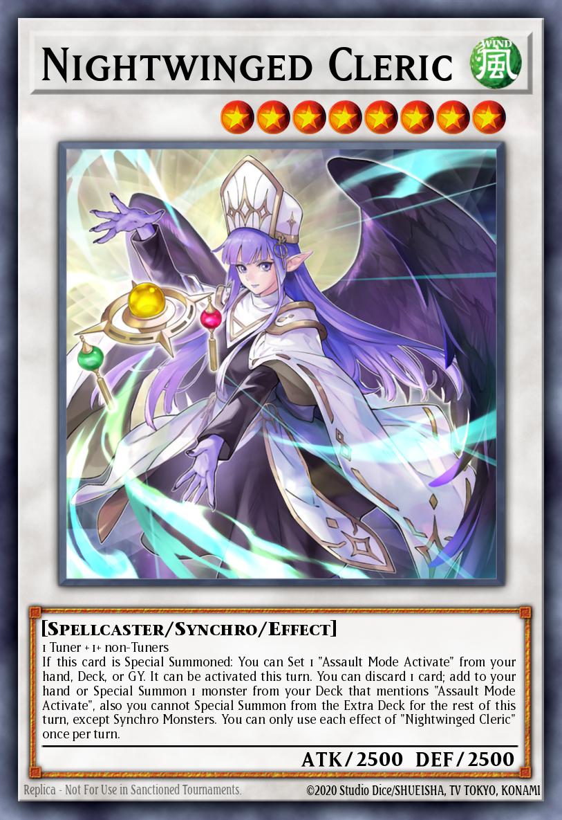 Nightwinged Cleric Yu-Gi-Oh card