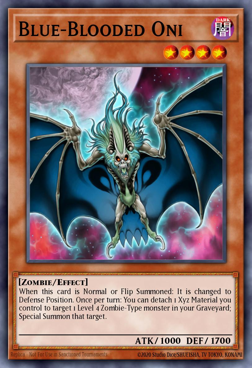 Blue-Blooded Oni Yu-Gi-Oh card