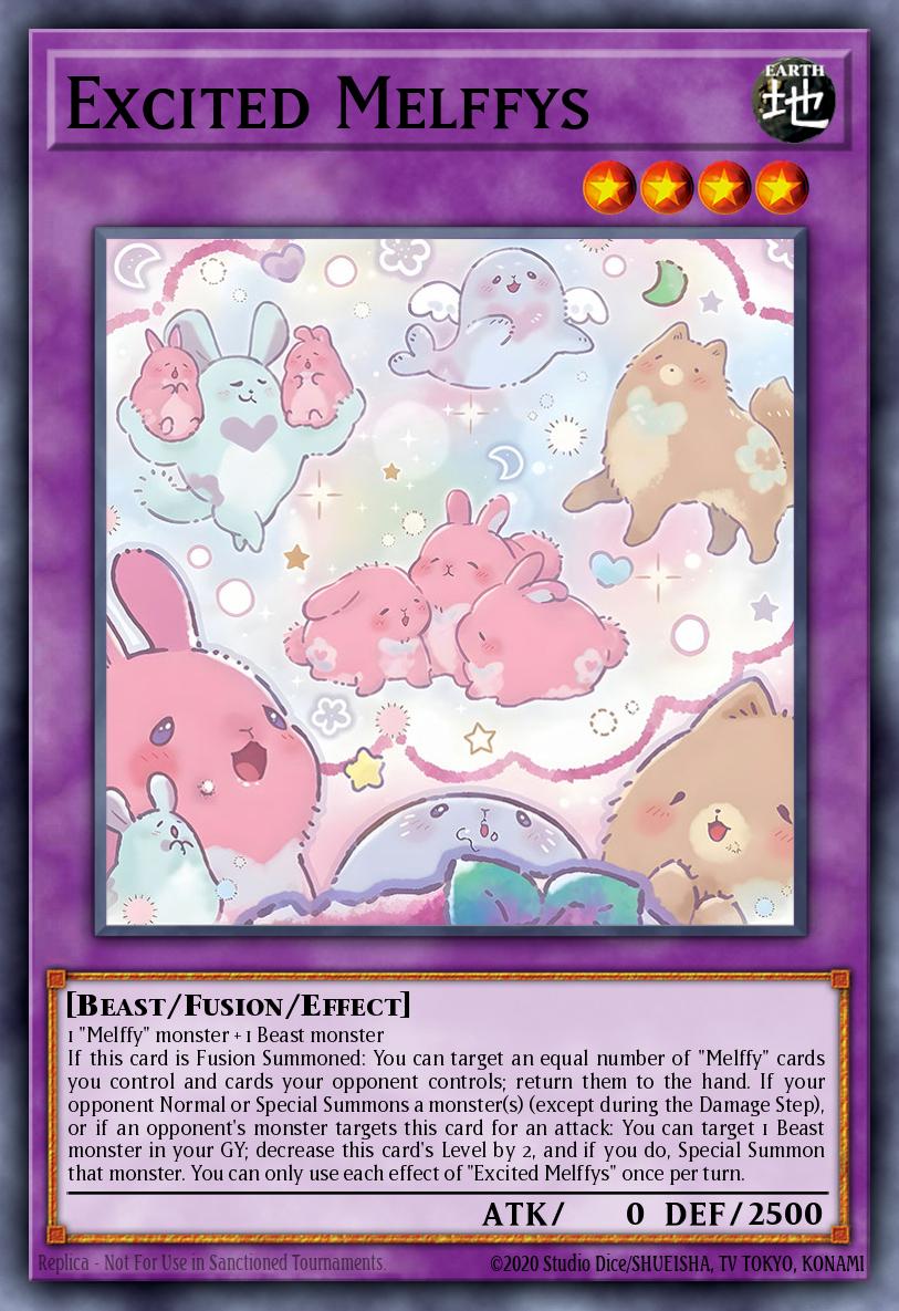 Excited Melffys Yu-Gi-Oh card
