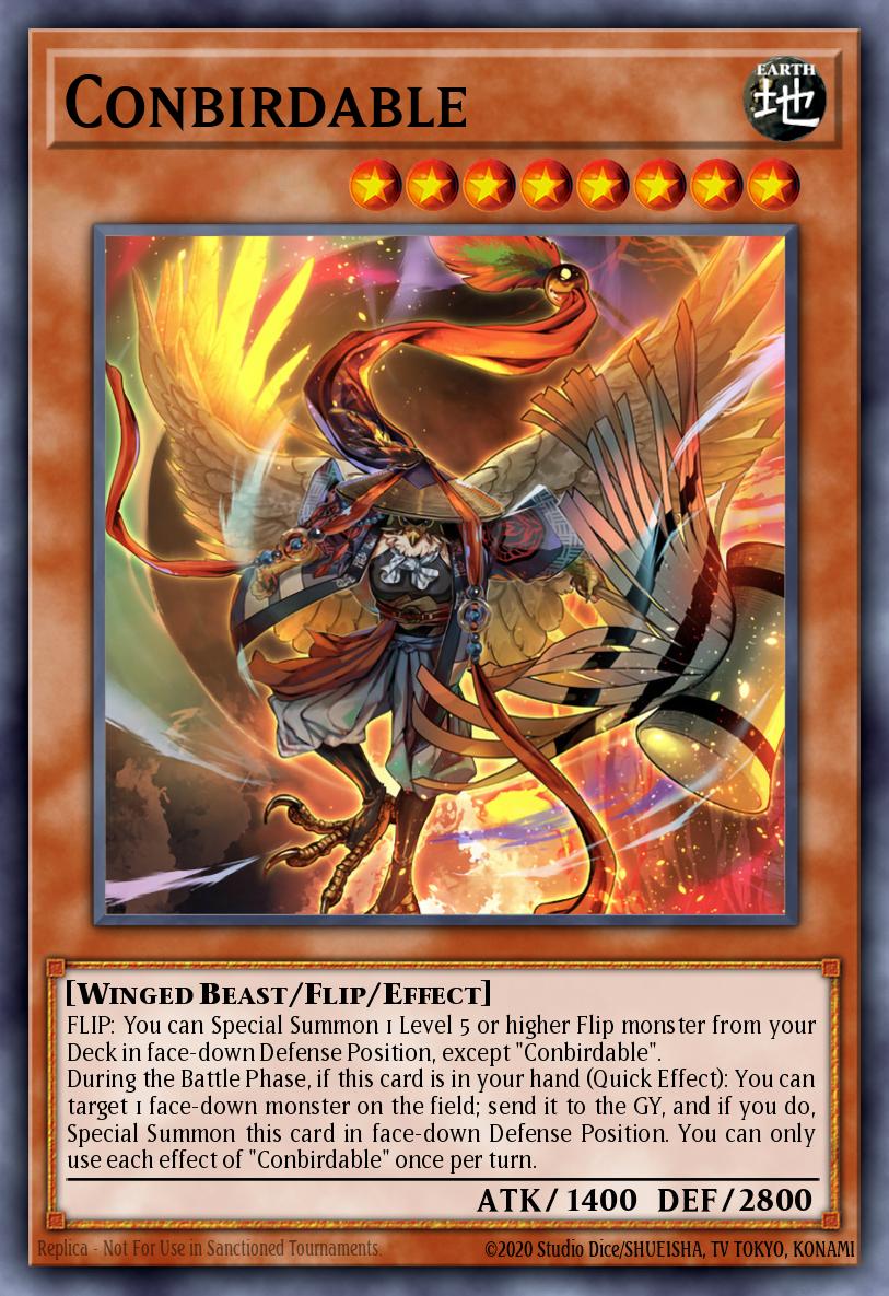 Conbirdable Yu-Gi-Oh card