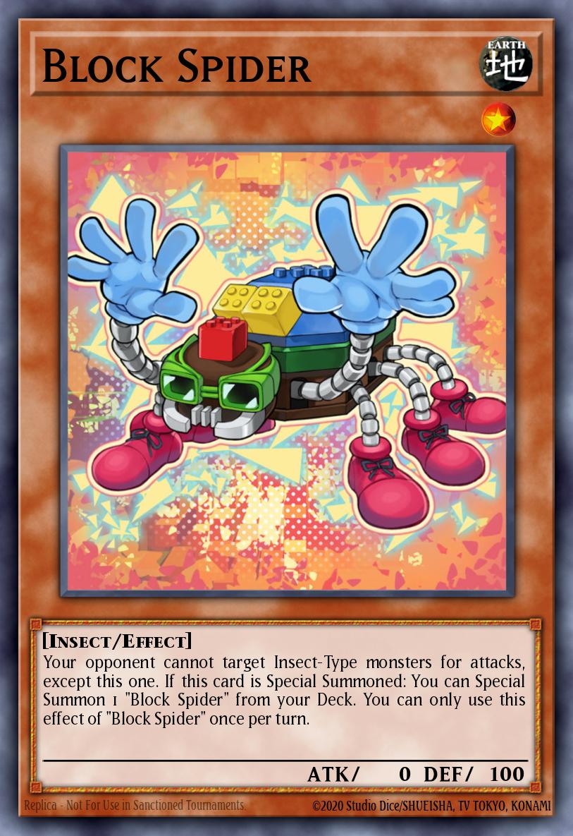 Block Spider Yu-Gi-Oh card