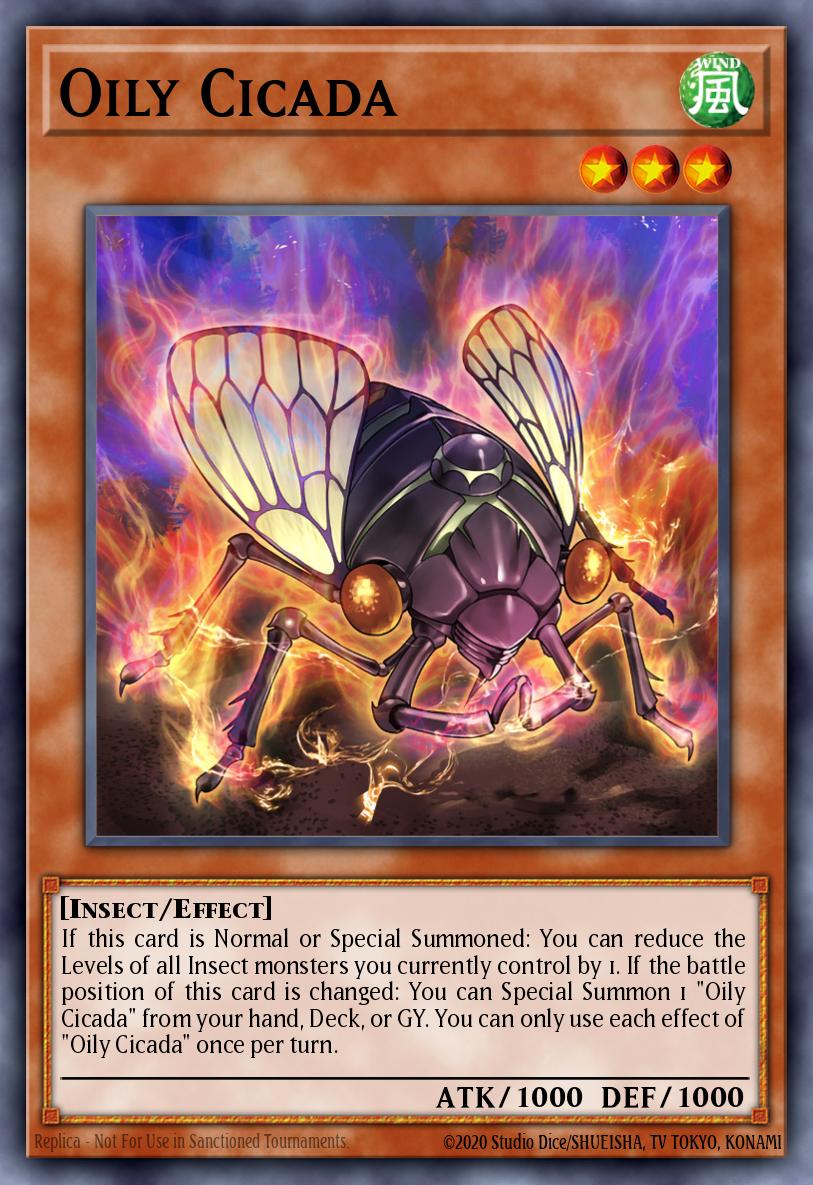 Oily Cicada Yu-Gi-Oh card