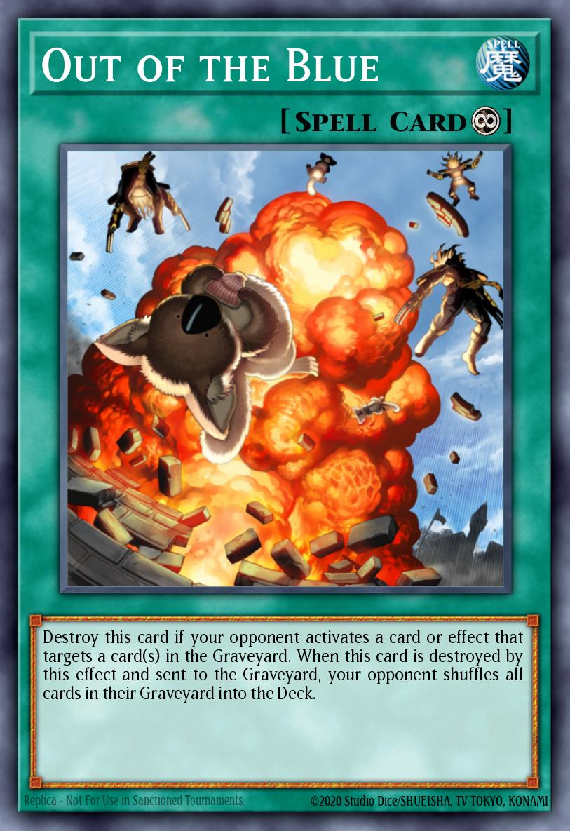 Out of the Blue Yu-Gi-Oh card