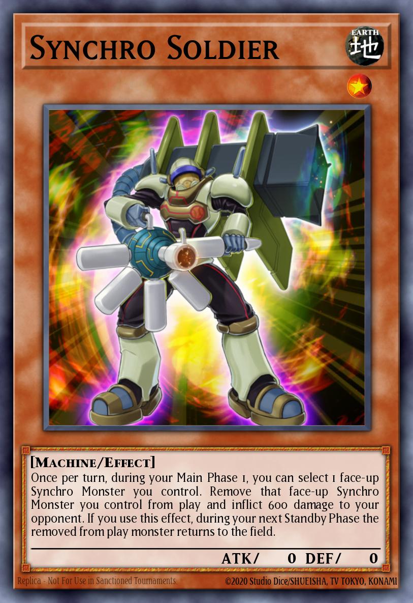 Synchro Soldier Yu-Gi-Oh card