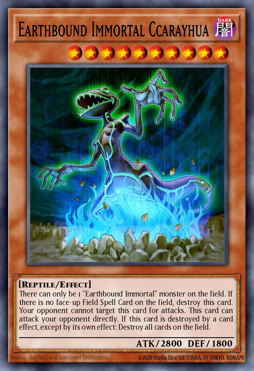 Earthbound Immortal Ccarayhua Yu-Gi-Oh card