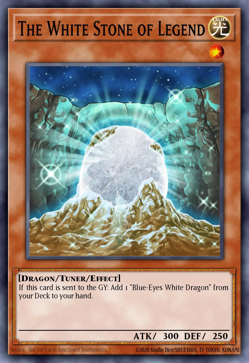 The White Stone of Legend Yu-Gi-Oh card