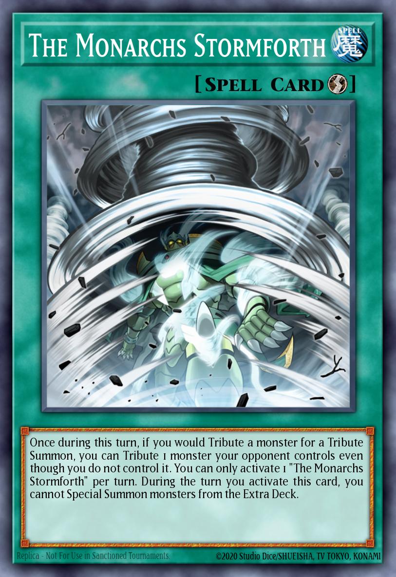 The Monarchs Stormforth Yu-Gi-Oh card