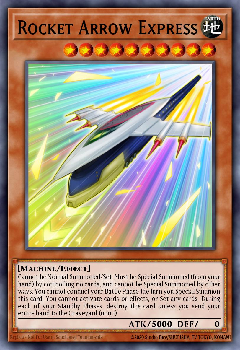 Rocket Arrow Express Yu-Gi-Oh card