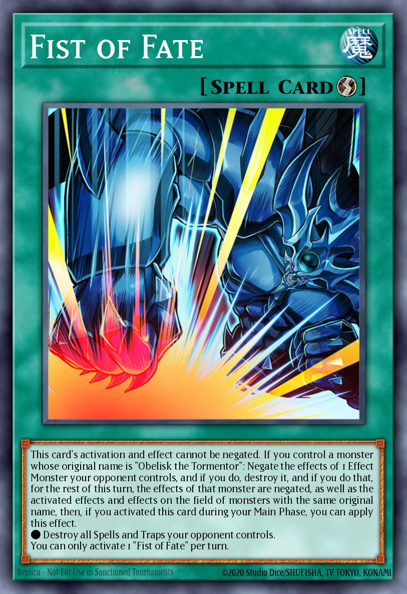 Fist of Fate Yu-Gi-Oh card