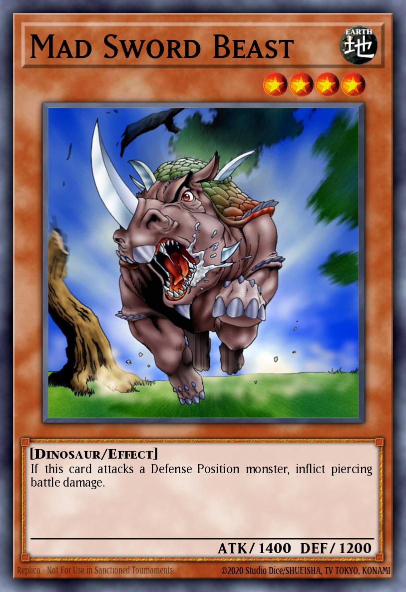 Mad Sword Beast Yu-Gi-Oh card