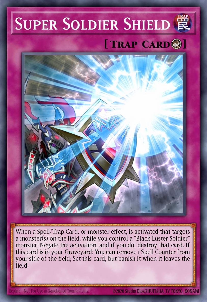 Super Soldier Shield Yu-Gi-Oh card