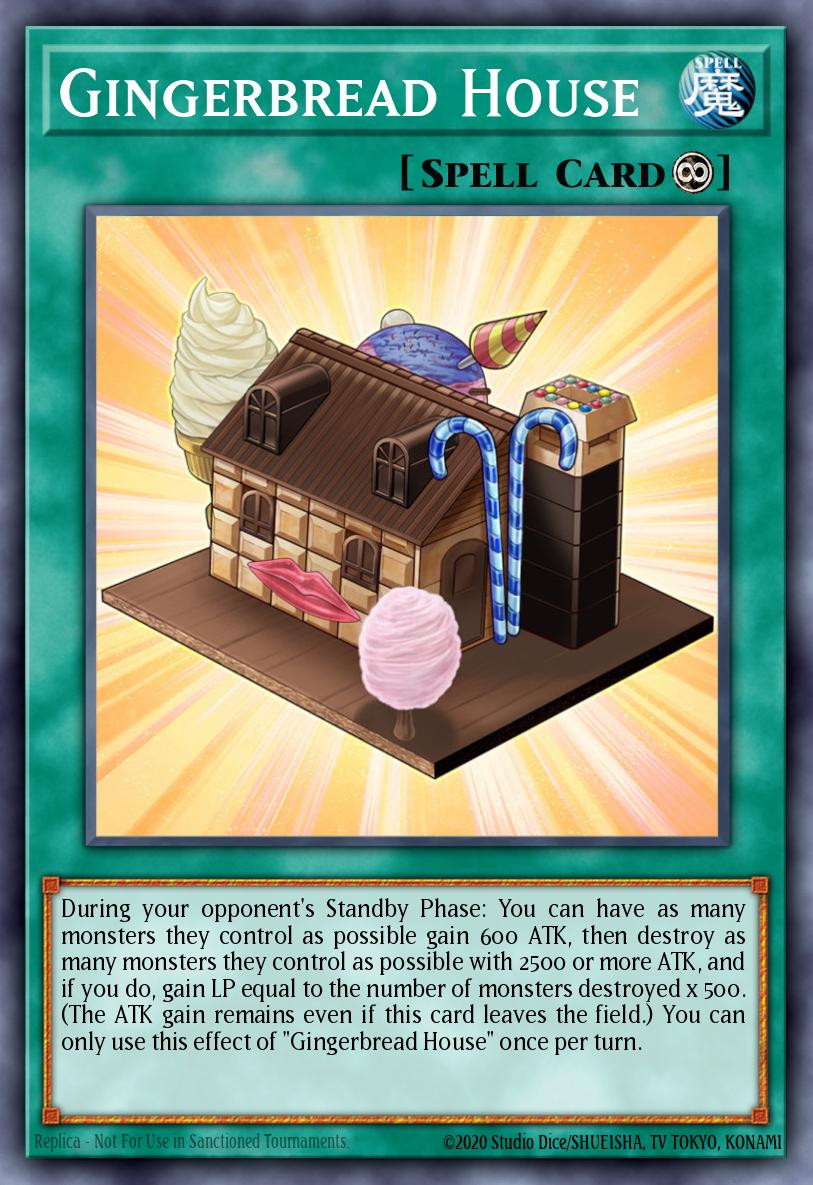 Gingerbread House Yu-Gi-Oh card
