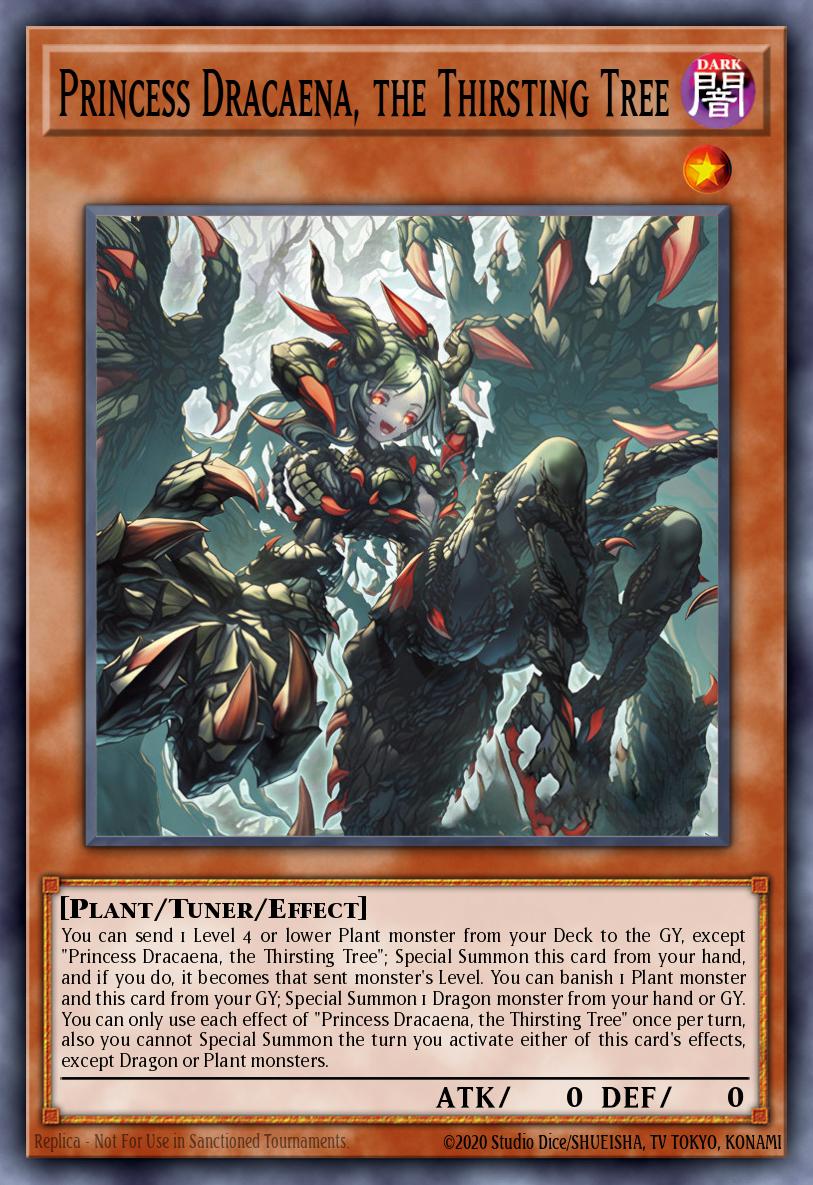 Princess Dracaena, the Thirsting Tree Yu-Gi-Oh card