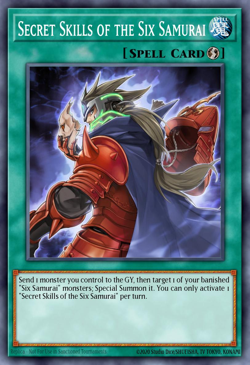 Secret Skills of the Six Samurai Yu-Gi-Oh card