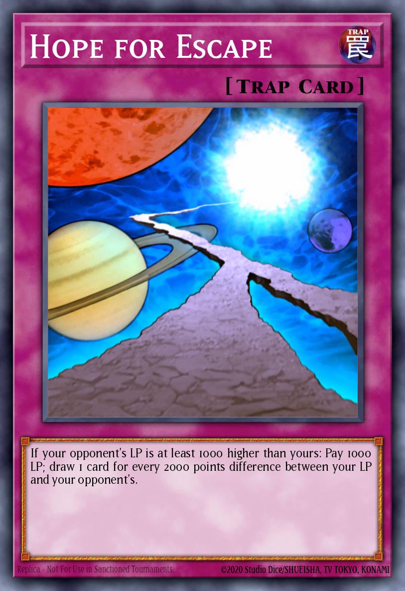 Hope for Escape Yu-Gi-Oh card