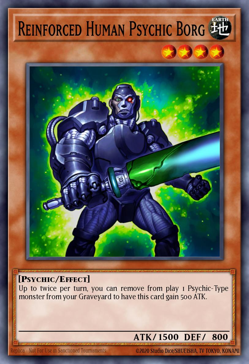 Reinforced Human Psychic Borg Yu-Gi-Oh card