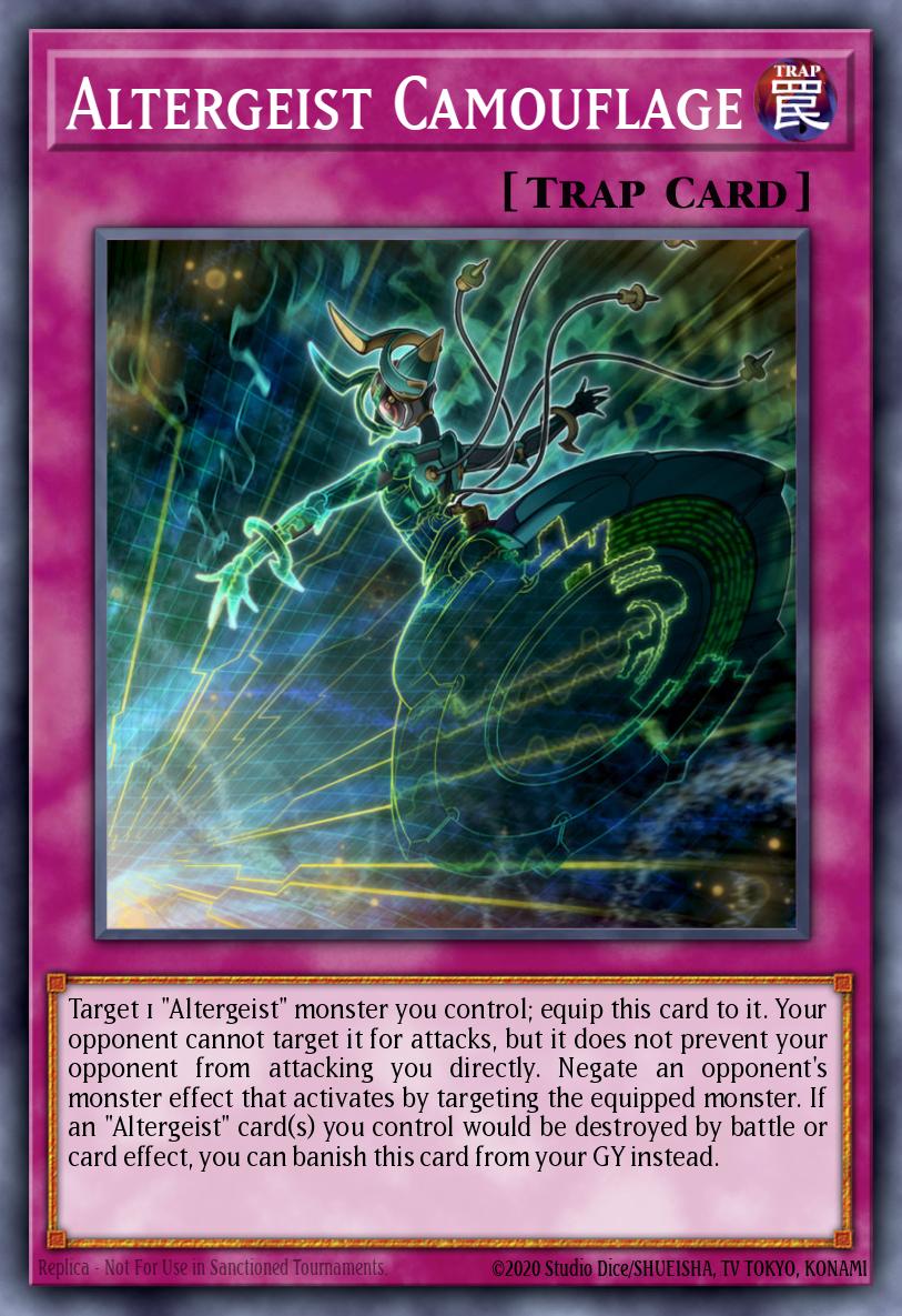Altergeist Camouflage Yu-Gi-Oh card