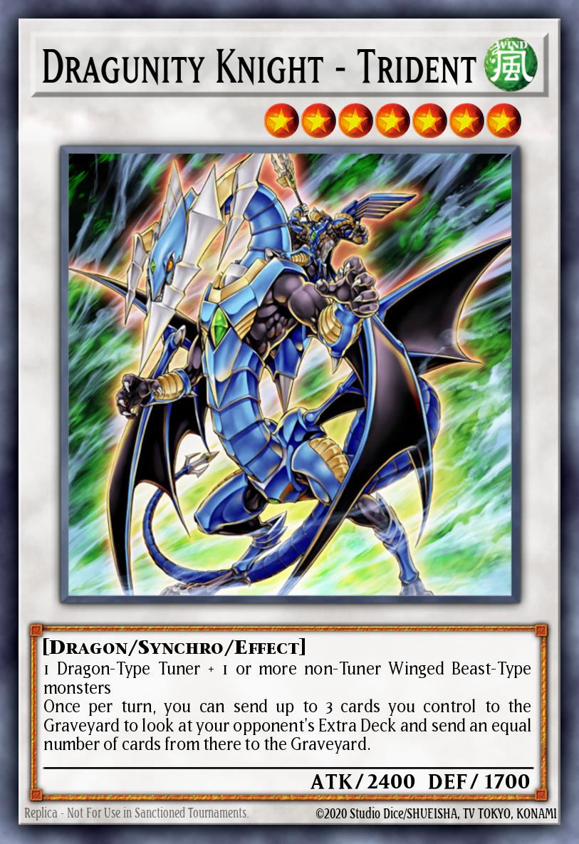 Dragunity Knight - Trident Yu-Gi-Oh card