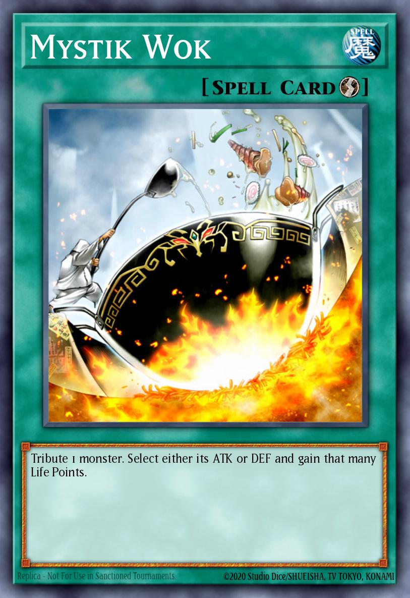 Mystik Wok Yu-Gi-Oh card