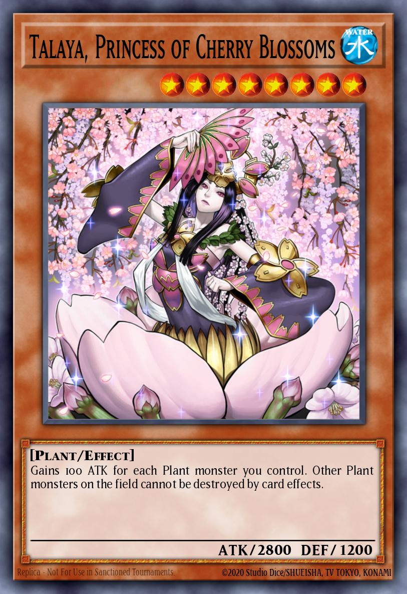 Talaya, Princess of Cherry Blossoms Yu-Gi-Oh card