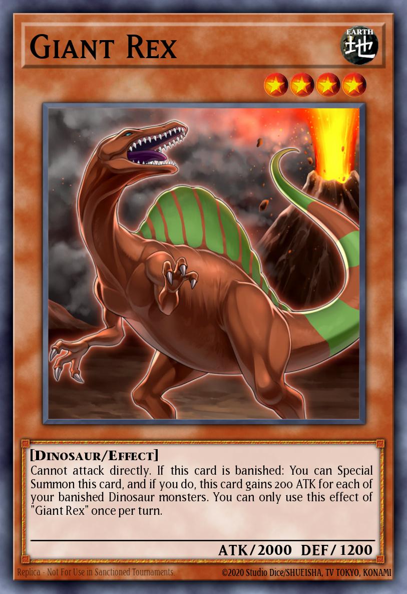Giant Rex Yu-Gi-Oh card
