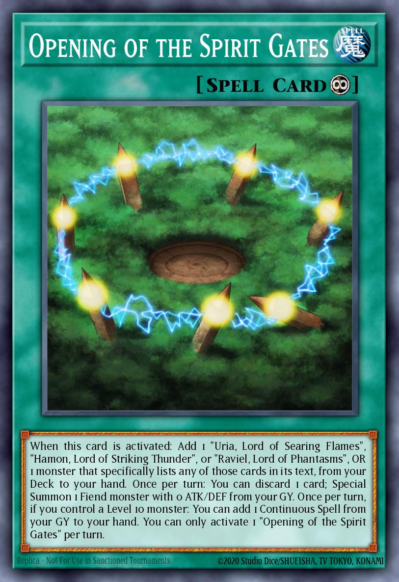 Opening of the Spirit Gates Yu-Gi-Oh card