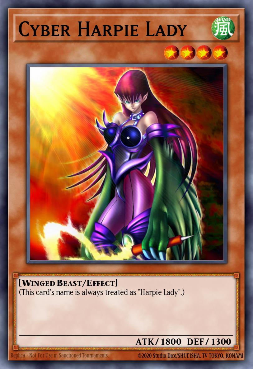 Cyber Harpie Lady Yu-Gi-Oh card