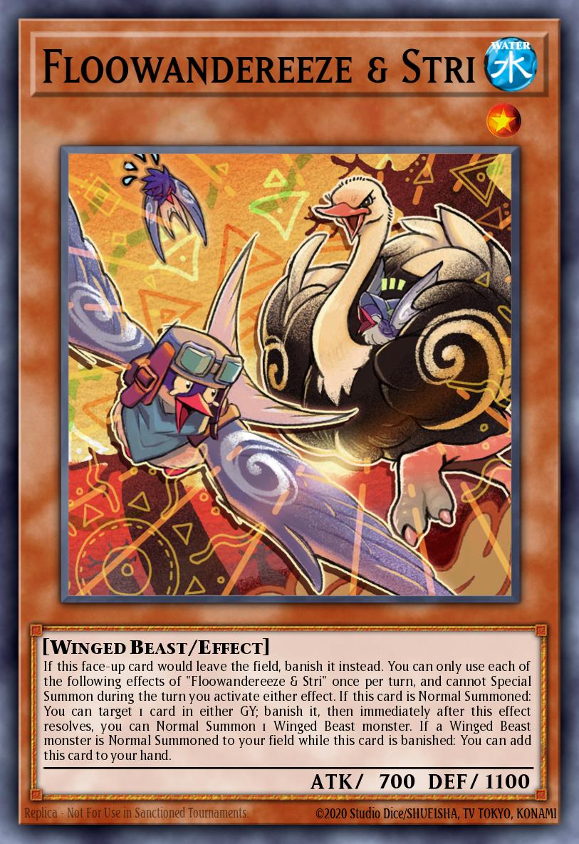Floowandereeze & Stri Yu-Gi-Oh card