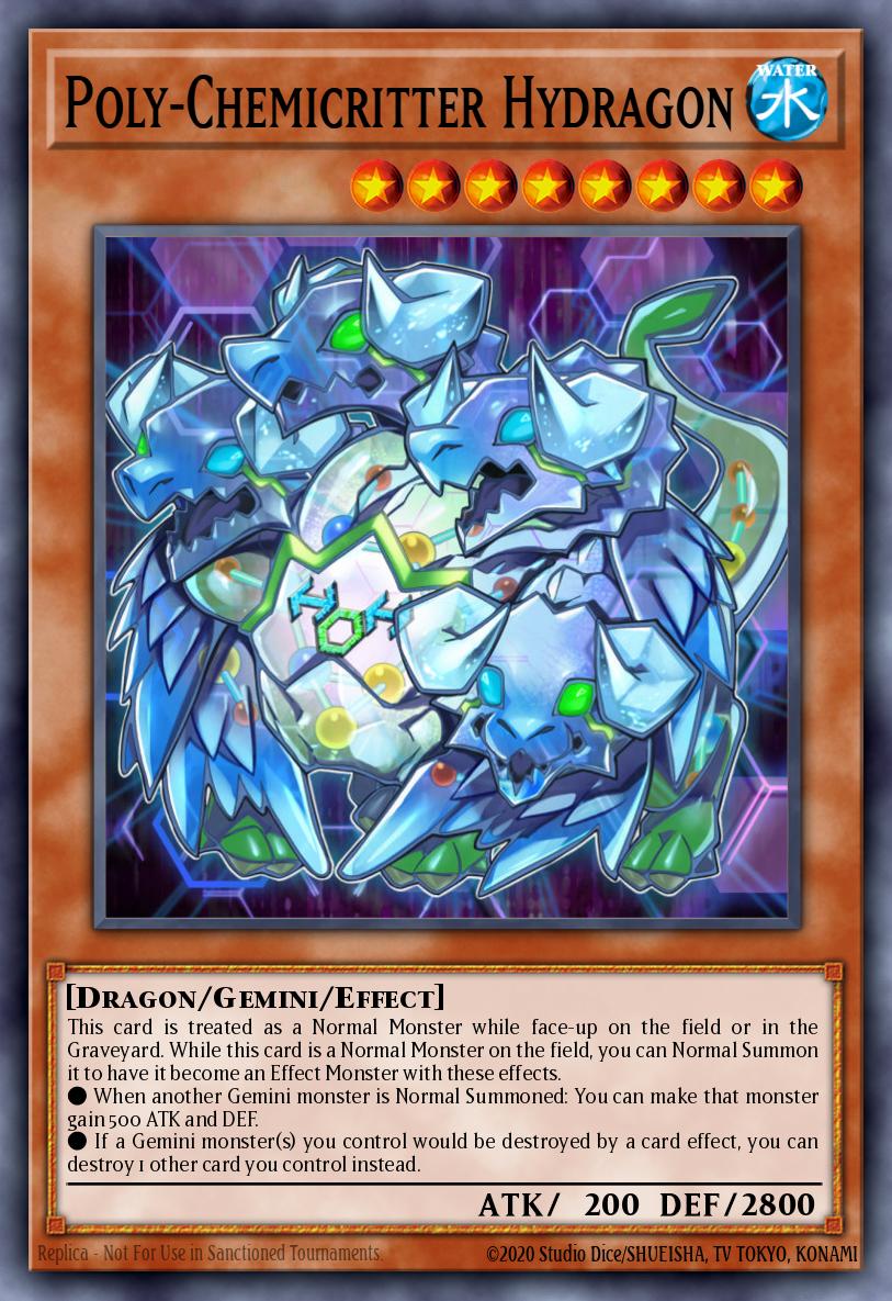 Poly-Chemicritter Hydragon Yu-Gi-Oh card