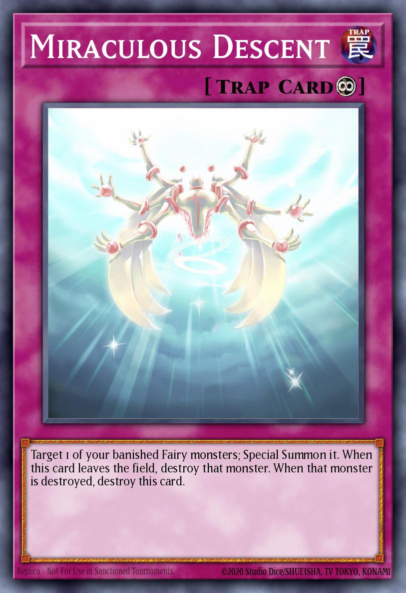 Miraculous Descent Yu-Gi-Oh card