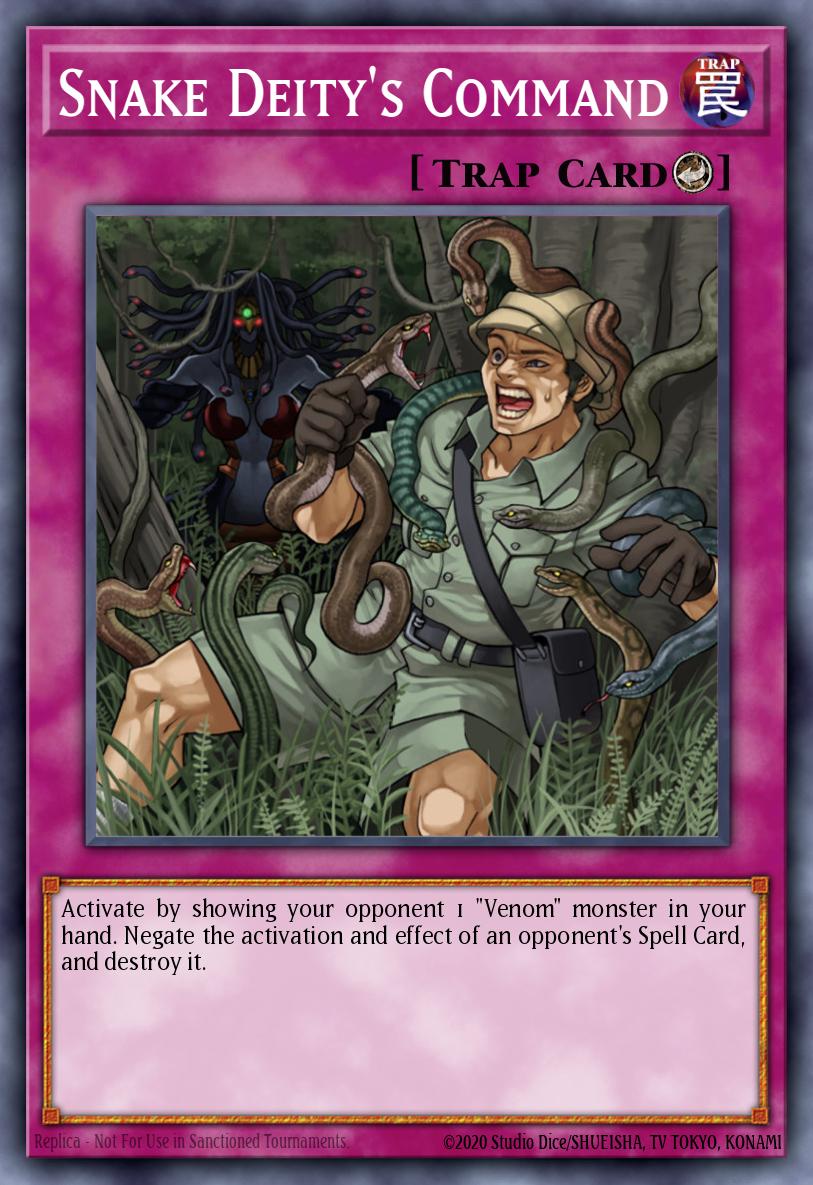Snake Deity's Command Yu-Gi-Oh card