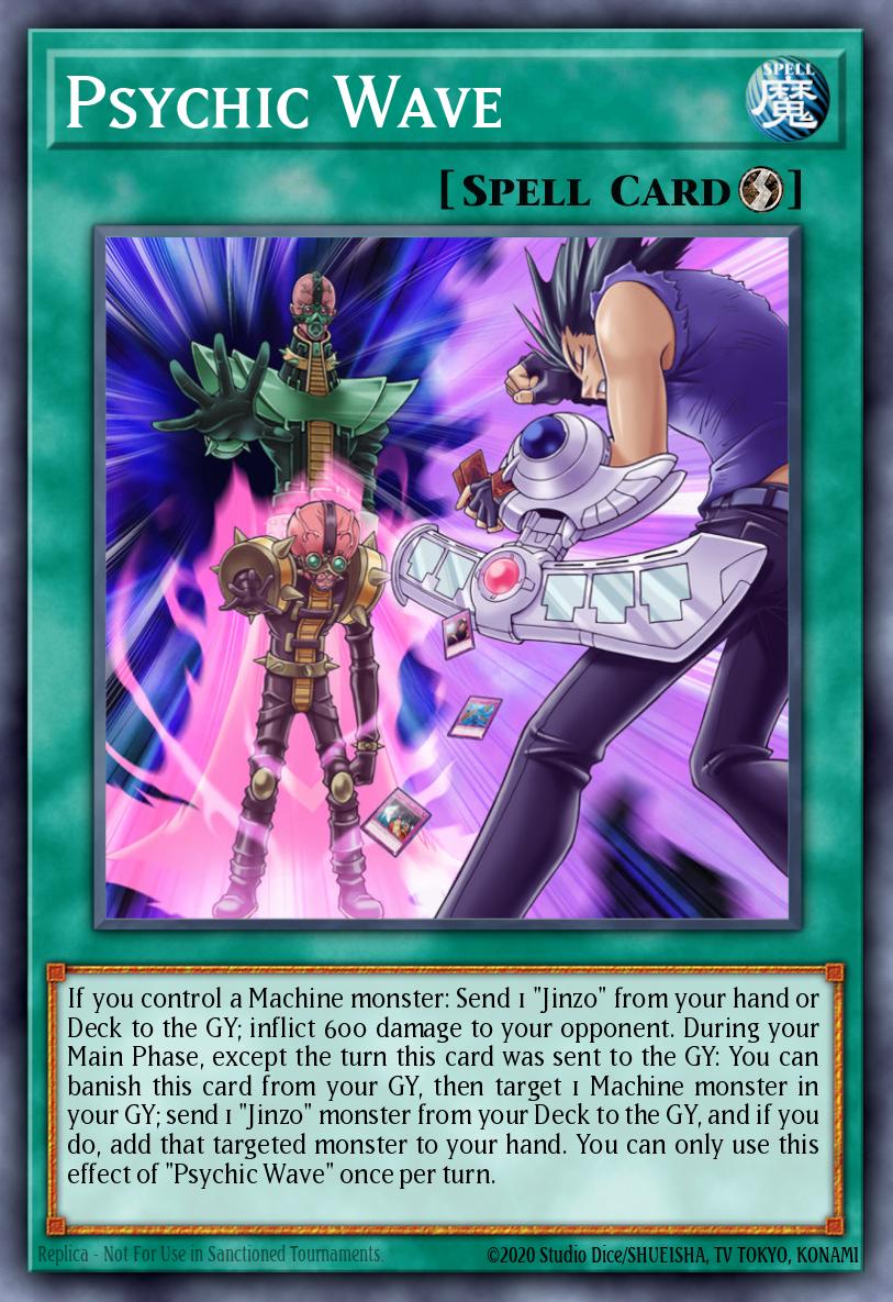 Psychic Wave Yu-Gi-Oh card