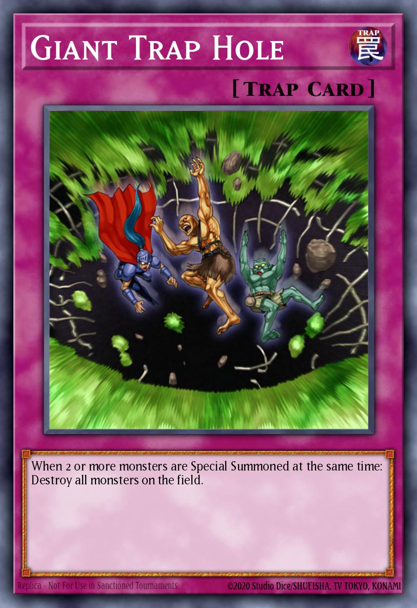 Giant Trap Hole Yu-Gi-Oh card