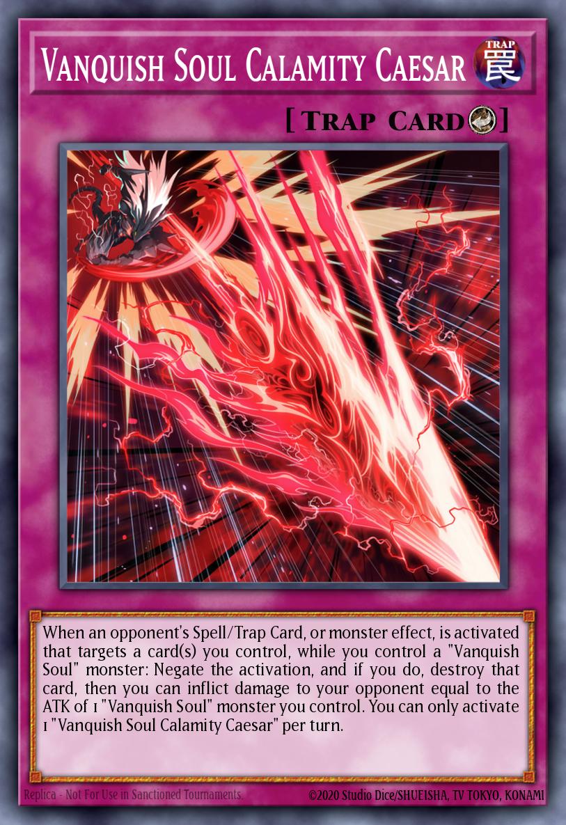 Vanquish Soul Calamity Caesar Yu-Gi-Oh card