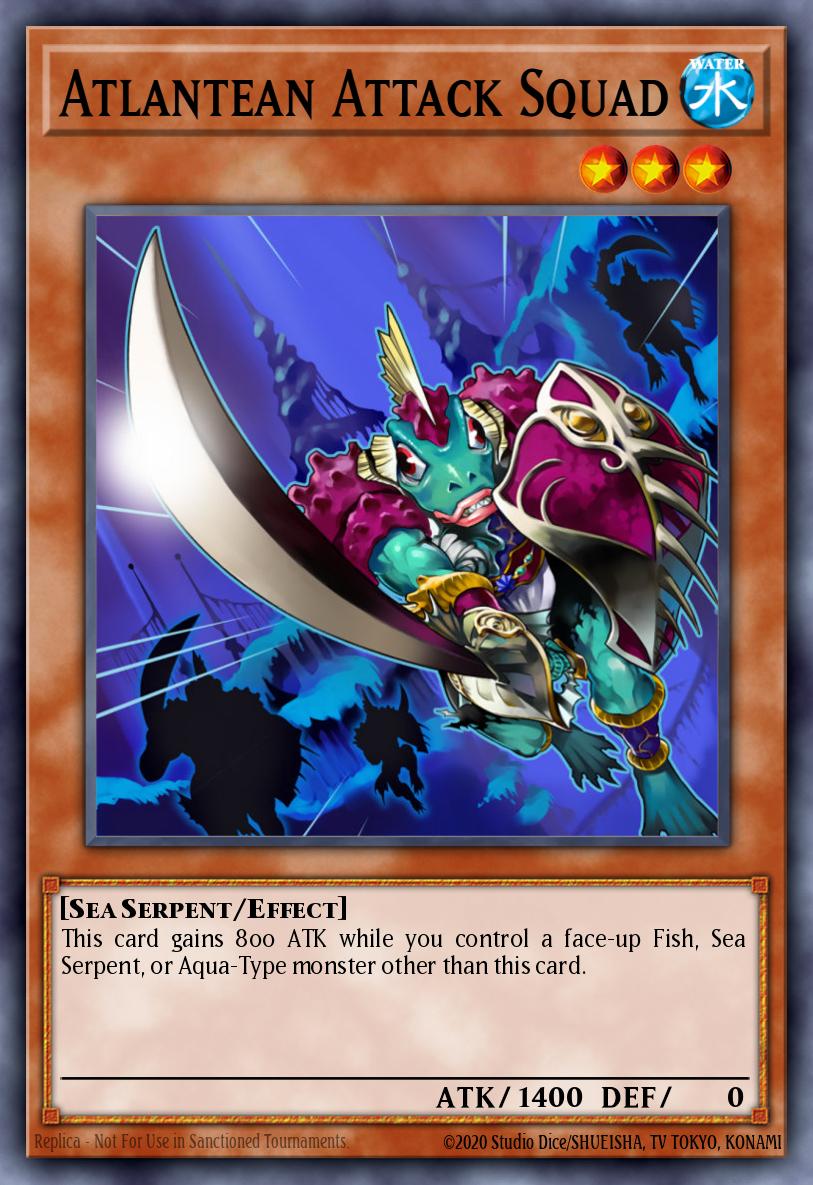 Atlantean Attack Squad Yu-Gi-Oh card