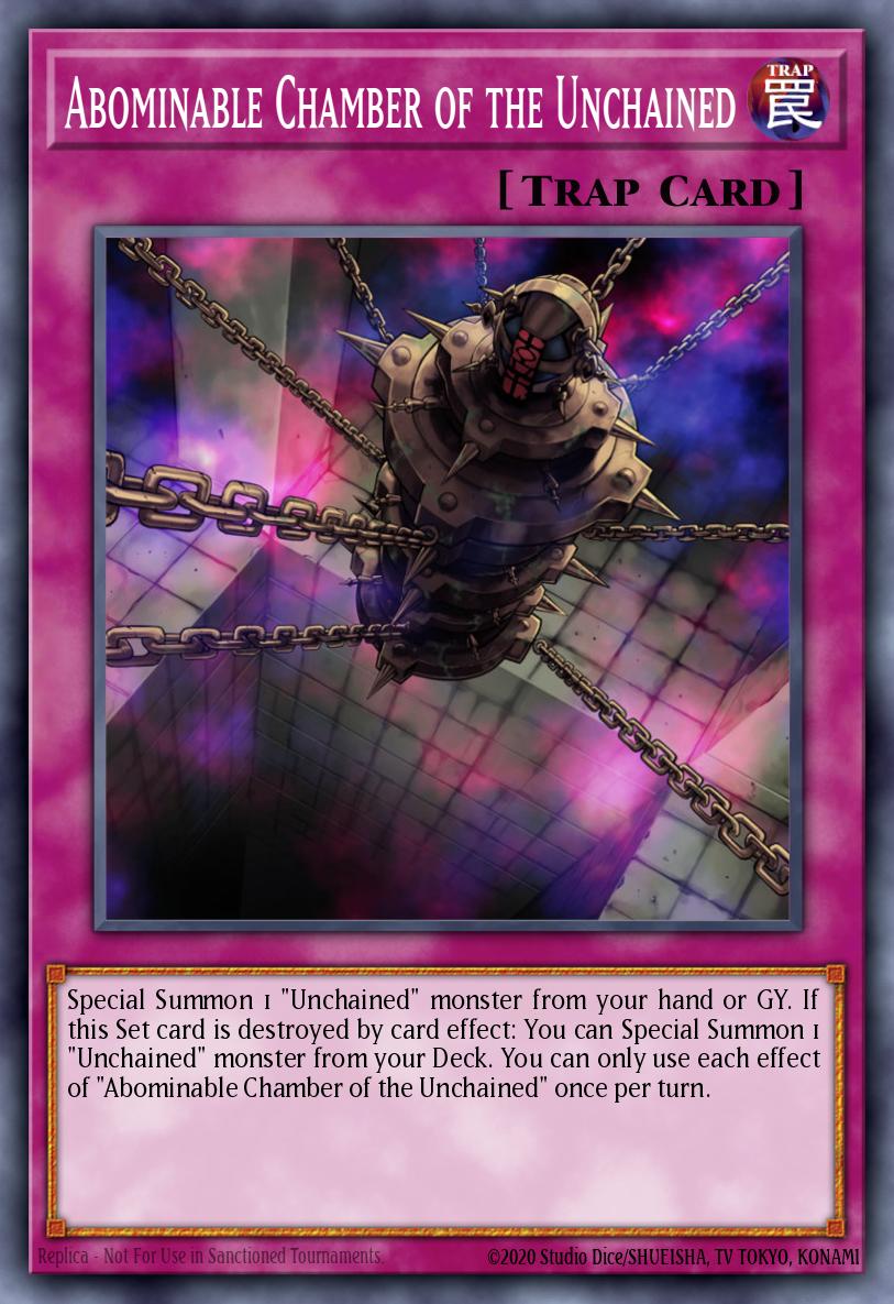 Abominable Chamber of the Unchained Yu-Gi-Oh card