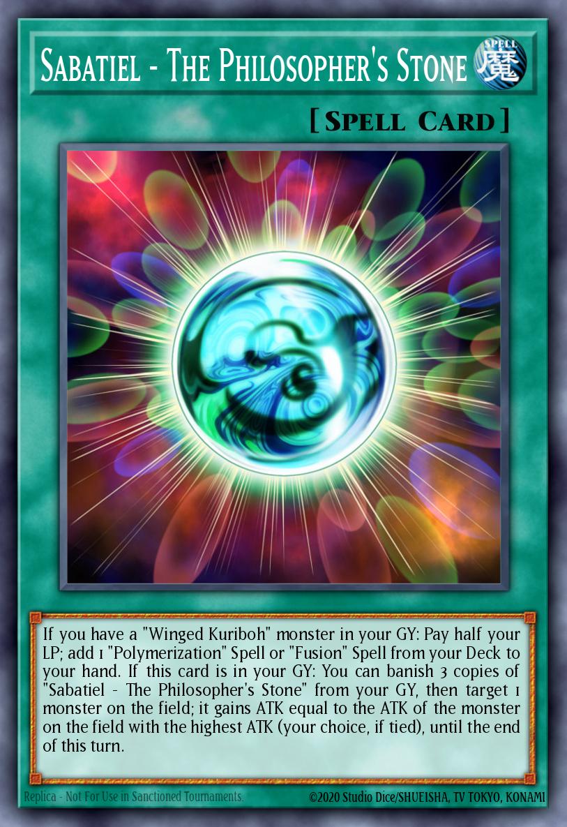 Sabatiel - The Philosopher's Stone Yu-Gi-Oh card