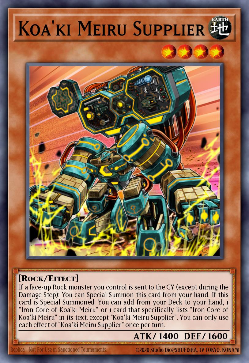 Koa'ki Meiru Supplier Yu-Gi-Oh card