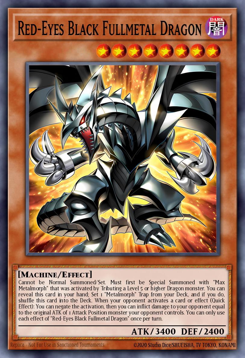 Red-Eyes Black Fullmetal Dragon Yu-Gi-Oh card