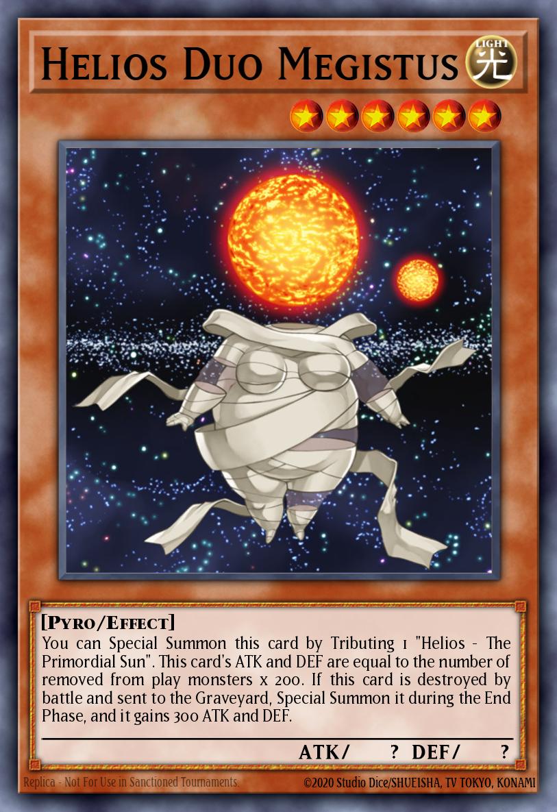Helios Duo Megistus Yu-Gi-Oh card