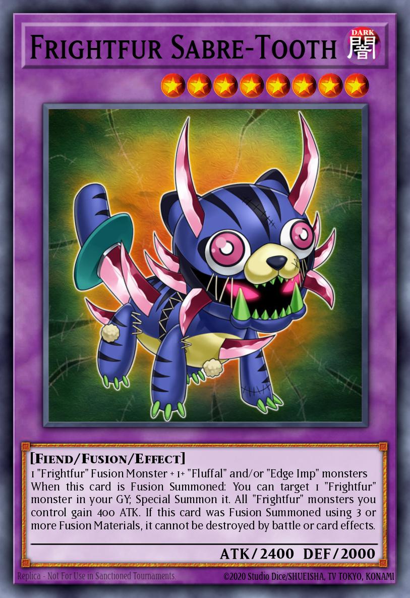 Frightfur Sabre-Tooth Yu-Gi-Oh card
