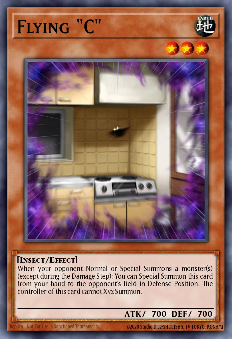 Flying "C" Yu-Gi-Oh card
